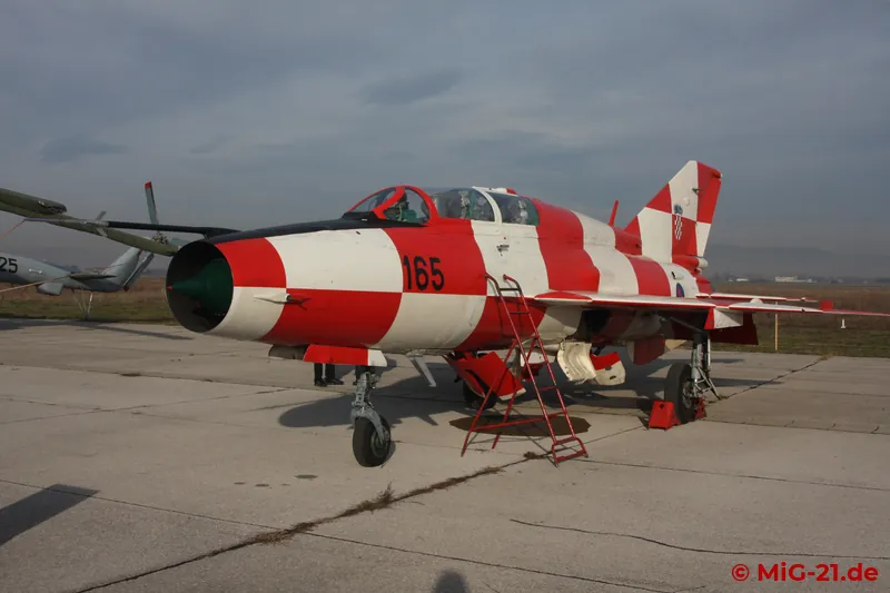 Always happily shown: MiG-21UMD "Kockica".