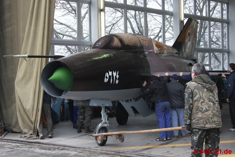 ... and MiG-21US, both from Egypt ...