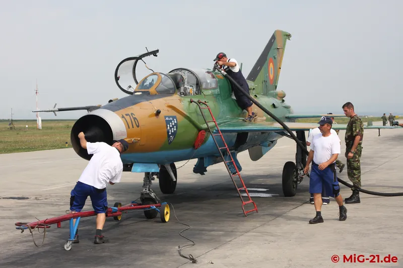 Another local peculiarity is "refuelling in line" instead of the flightline usual elsewhere.