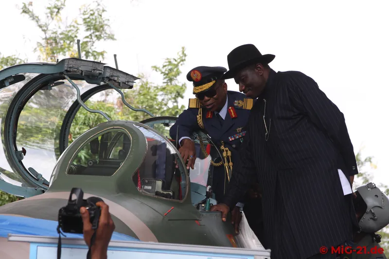 The formal commissioning took place in the presence of Nigeria's new President, Dr. Goodluck Jonathan, seen …