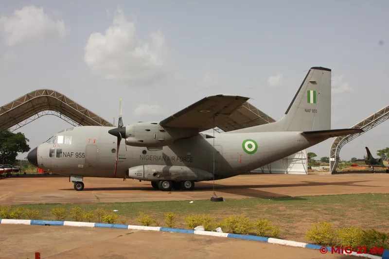 ... and G.222 transport aircraft flew in logistic support of the event.