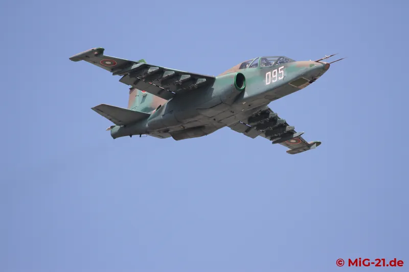 Tactical air landing: while a Su-25 provides cover from the air ...