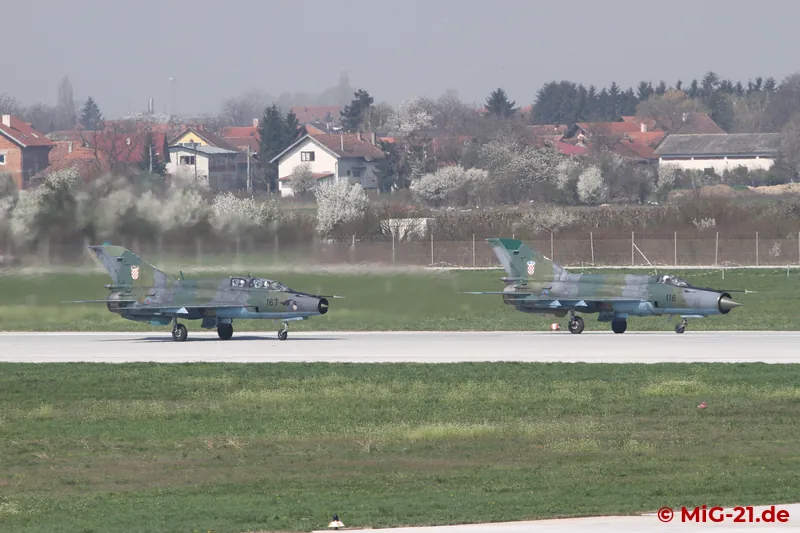 Both aircraft took off as a pair for a training flight, ...