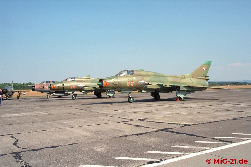 ... as well as numerous Su-22s and ...
