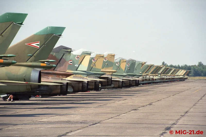The latter types had already been retired before the MiG-21 and, together with it, were awaiting their fate …