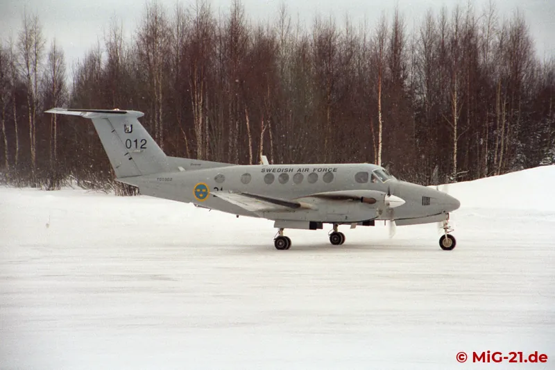 The neighbouring countries are also represented. The Swedish delegation arrived in a Beech 200, ...