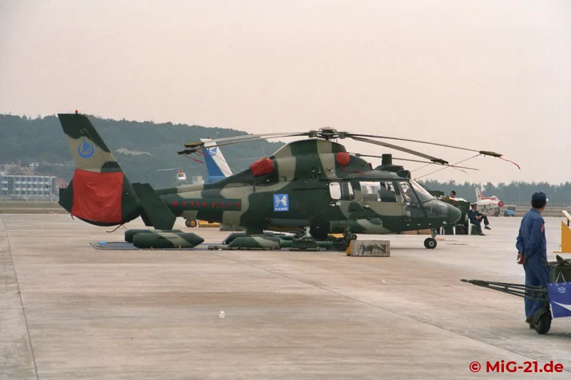The Z-9 is based on the Aérospatiale (today Airbus) SA 360 Dauphin.